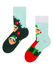 Veselé detské ponožky Elfovia a darčeky 